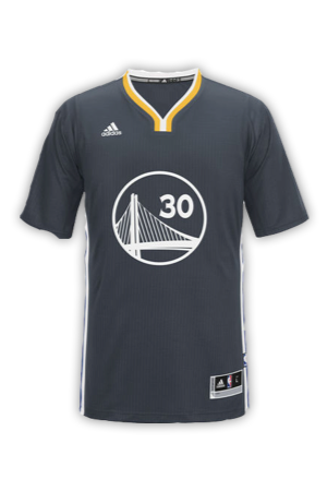 warriors black and white jersey